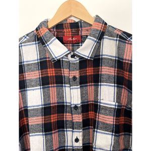 Sahara Club Classic Plaid Men's Flannel Button Shirt Size 2XL XXL NEW D59
